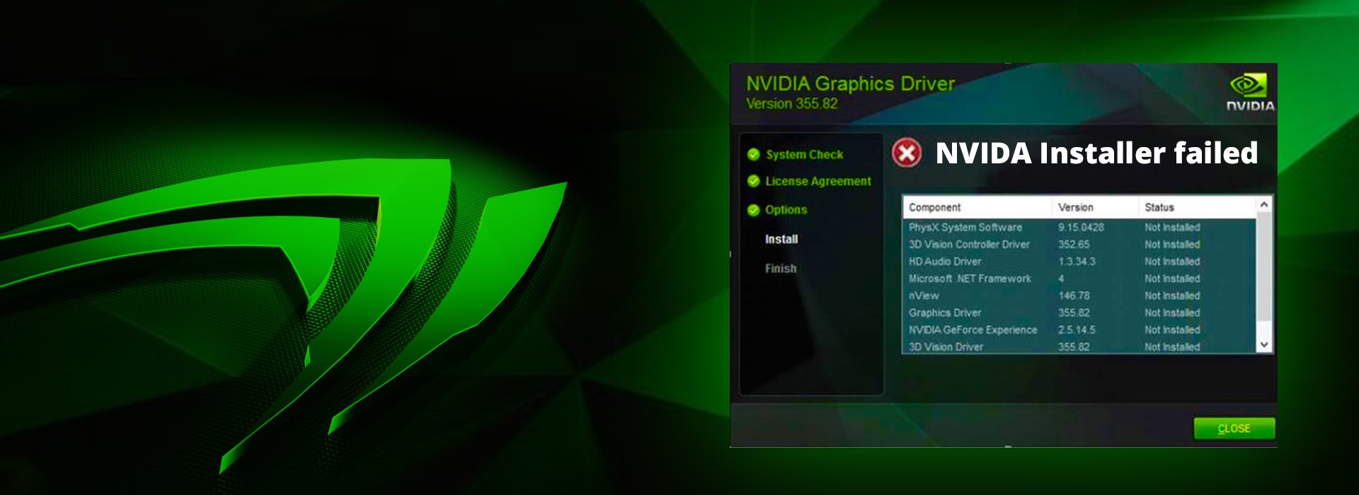 install nvidia graphics driver from 378.92